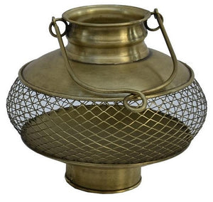 Gold Candle Holder Large