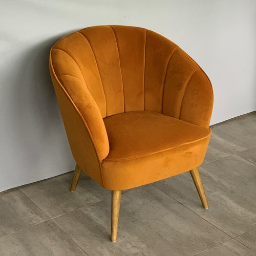 Gina Tan Velvet Armchair