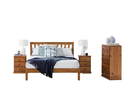 Susan Queen Bedroom Set 4Pcs