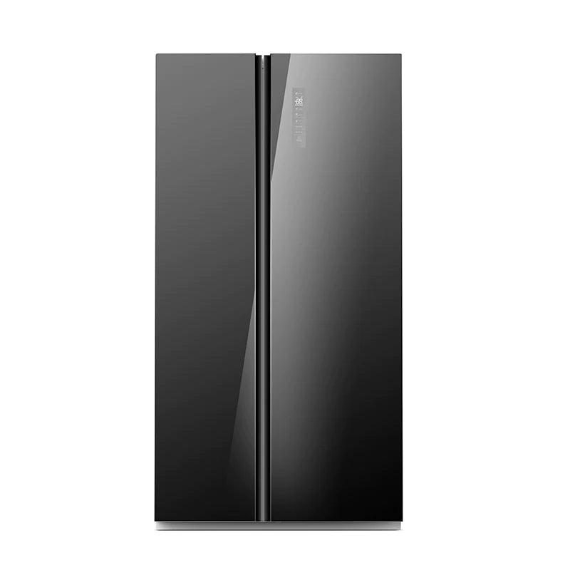 Midea 584L Fridge Freezer Black Glass