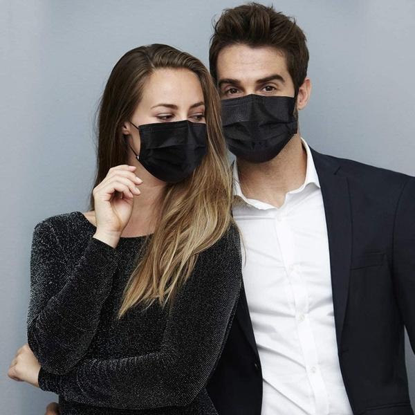 Black Masks 150pcs