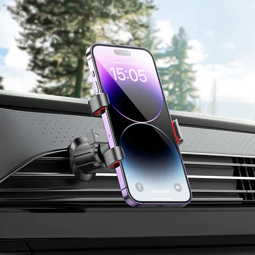 Sturdy-Hold Air Vent Car Mount Phone Holder with Hook-Locking