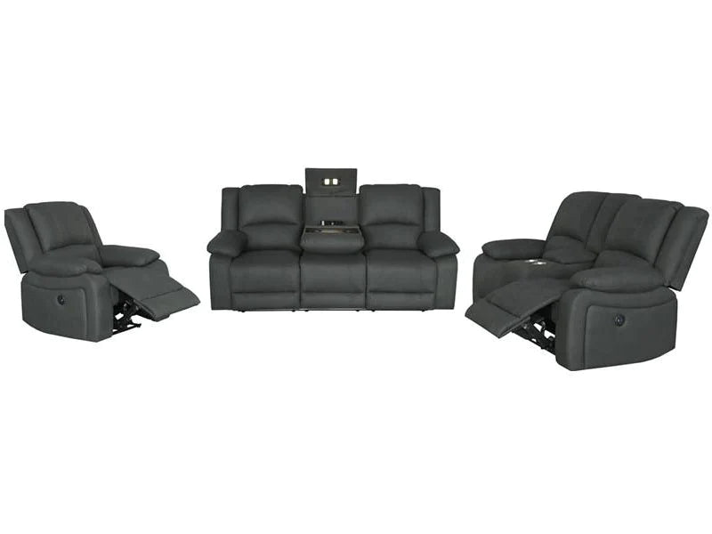 Captain Electric Recliner Lounge Suite - 3ERR + 2ER + ER