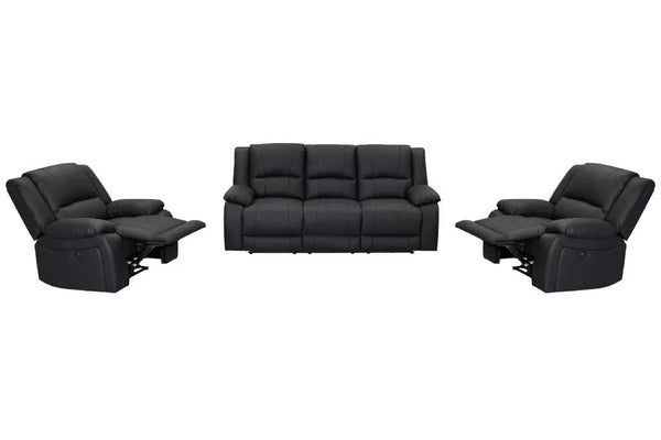 Captain Electric Recliner Lounge Suite - 3ERR + ER + ER