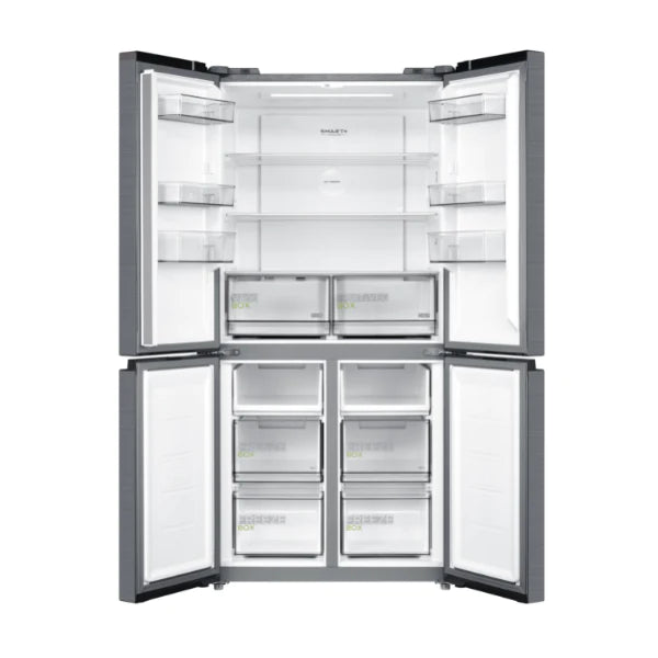 Midea 474L Cross Door Fridge Freezer Stainless Steel MDRF632FGF46APD