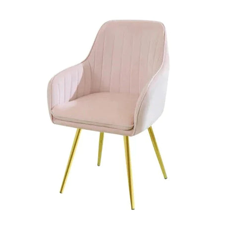 Glam Dining Chair - Blush