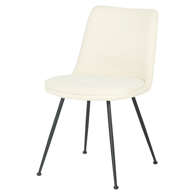 Boucle Dining Chair - Ivory