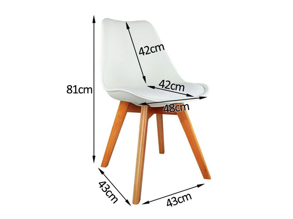 Sonia Chair Set of 4-White