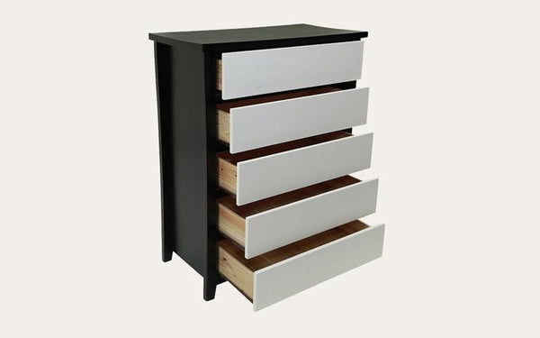 Patrick Tallboy 5 Drawers